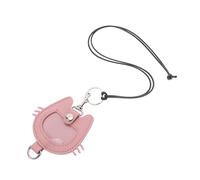 HANABASS Porte-clés Souvenir Chien Cuir Rose Rangement Cheveux de Compagnon Accessoire Commémoratif Pratique et Élégant Porte-clés Organisateur Indestructible