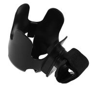 HANABASS Porte-gobelet pour Poussette en Abs Noir, Support Stable et Rotatif à 360°, pour Sorties Familiales Quotidiennes Bouteille de Sport ou Tasse à Café