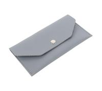HANABASS Portefeuille Long en Cuir PU Multifonctionnel, Portefeuille D'argenté Liquide Compact pour Femmes, Porte-Cartes Bleu Ciel, Pochettes pour Billets et Monnaie, Usage Quotidien et Voyage
