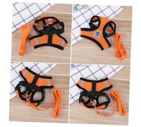 HANABASS pour Animaux avec Collerette Réglable Et Respirant pour Petits Chiens Et Chats s Orange