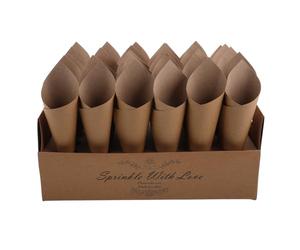 HANABASS Présentoir à Cornets de Confettis Lors de Fêtes et Mariages pour Décoration de Table avec Plateau en Papier Cônes de Cône Faciles à Utiliser pour Mariage