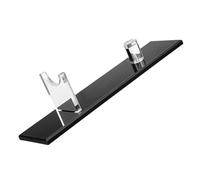 HANABASS Présentoir à Couteaux en Acrylique Noir, Support Robuste et Détachable pour Cutter, Garde les Cutters Secs et Organisés, pour Atelier Cuisine