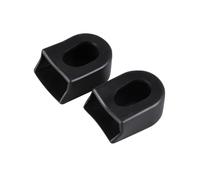 HANABASS Protection Manivelle Noir Housse Caoutchouc Résistante Anti-Rayures et Chocs Compatible VTT et de Route Paire de Protège Bras Crank Arm