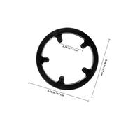 HANABASS Protection Plateau Dents Garde Chaîne VTT et Route Protège Chaîne et Pignon Saleté et Éclaboussures Accessoire avec Vis de Fixation