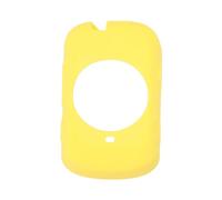 HANABASS Protection Silicone pour Compteur Edge Coque Flexible Antichoc et Antirayures Étui Résistant pour GPS Accessoires Cyclisme Jaune