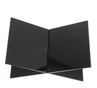HANABASS Pupitre de Lecture Classique en Acrylique Noir Multifonction pour Libérer les Mains, Support de Livre pour Temple et Famille, Accessoire Lecture Polyvalent