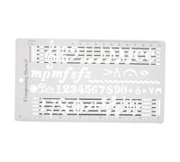 HANABASS Règle De Dessin À Cinq Lignes Règle De Portée Musicale Outil De Composition De Outil D'Écriture De Chansons Pochoir Pochoir De Dessin Musical Artistique Modèle