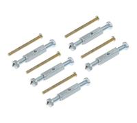 HANABASS Réparateur de Boîtes de Jonction en Métal Argenté 21 Pièces Tiges de Support et Vis Cassette pour Fixation Solide et Réparation de Boîtes D'interrupteurs Couleur Couleur Aléatoire
