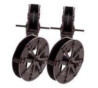 HANABASS Roue à Eau Miniature pour Fontaine de Jardin Lot de 4 Pièces Marron Jouet Décoratif pour Aquarium et Cascade Jeu Éducatif Montessori pour Garçon et Filles, Décor de Paysage