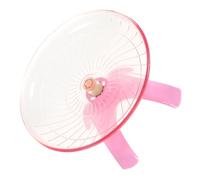 HANABASS Roue Dexercice Silencieuse pour Petits Animaux Disque Dérapant pour Hamster Rat et Petits Rongeurs Dactivité Durable Rose