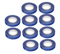 HANABASS Ruban Adhésif en PVC pour Plantes Réglable Bleu 30m, Lot de 10 Rouleaux pour Jardinage, Fixation Et Soutien des Tomates, Raisins Et Cerises, Usage Extérieur Jardin