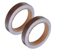 HANABASS Ruban de Chant Autocollant Effet Bois en Pvc 2 Rouleaux 10m pour Protection et Décoration de Meubles en Bois DIY Maison