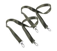HANABASS Sangles de Jambe pour Couverture Cheval en Nylon Réglables 2pcs avec Mousqueton Pivotant Légères et Élastiques pour Utilisation en Écurie et Activités Équestres