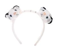 HANABASS Serrage-Tête Animal en Peluche pour Femmes Bandeau Tigre Girafe Accessoire de Déguisement Thème Jungle pour Fête d'Anniversaire 1 Pièce