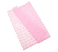 HANABASS Serviette Exfoliante Japonaise Longue pour 89 X 30 Cm, Éponge de Bain à Séchage Rapide, Douce et Moussante, Serviette de Massage Dos et Corps, Couleur Rose