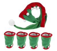 HANABASS Set de Déguisement Cheval pour Filles avec Chapeau Elfique et Protège-jambes Respirants Confort Peau pour Parades de Noël et Événements Festifs