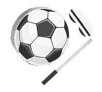 HANABASS Set Pinata Football pour Anniversaire Garçon Fille avec Masque et Décoration Festive Papier Crépon Coloré pour Fête à Thème Football