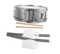 HANABASS Snare Drum Set Stainless Steel Dual Tone With Strap And Drumsticks Acoustic Percussion Instrument For Adult Marching Bands And Group Performances