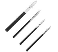 HANABASS Stylo à Ligne Fine Lot de 4 Stylos à Dessin Droit pour Artistes Réglable pour Dessin Manga et Peinture Professionnel