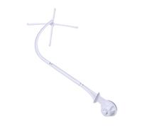 HANABASS Support De Bras De Lit Bébé Mobile Musical Blanc 66 Cm En Abs, Accessoires Pour Berceau Bébé, Rotation 360°, Adapté Garçon Et Filles Jusqu’à 3 Ans
