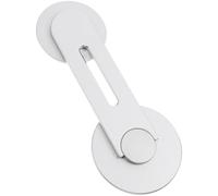 HANABASS Support Magnétique pour Téléphone Argenté en Alliage D'aluminium | Rotatif et Réglable, Profil Fin et Compact, pour Coques Aimantées, Navigation Auto et Cours en Ligne