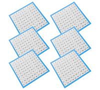 HANABASS Tableau Mathématique pour Garçon et Filles de 1 à 100 en Papier, 10 Feuilles, Design Clair et Concis, pour L'écriture Comptage en Classe ou École