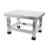 HANABASS Tabouret en Acier Inoxydable 201 Antidérapant Dimensions 31X24X20 CM Escabeau Compact pour Salle de Bain Cuisine Marchepied Sécurisé pour Seniors Facile à Nettoyer Usage