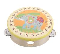 HANABASS Tambourin Musical pour Tout-Petits : Jouet De Percussion Portatif pour Fêtes, Apprentissage Montessori, Activités Parents-Enfants, Spectacles, Jeu Interactif
