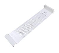 HANABASS Tapis de Mesure Créatif pour Bébé Blanc en Abs Pvc, Toise Lavable Pièce Fixe et Positionneur Coulissant, pour Mesurer la Croissance des Nourrissons la Maison