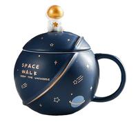 HANABASS Tasse Céramique Astronautique Bleue Multifonctionnelle D'astronaute et Planète Maison ou L'hôtel, Design Créatif et Élégant Plusieurs styles