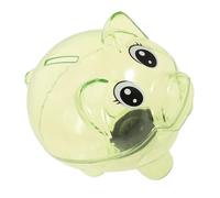 HANABASS Tirelire Cochon Plastique Transparent Grand Format Boîte à Monnaie Plastique pour Garçon Fille Décoration de Bureau Mignonne pour Garçon Fille Pot pour Apprendre à Économiser