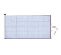 HANABASS Tissu de Calligraphie Réutilisable Argenté, Pratique sans Encre | Texture Brocart, pour Cours D'art et D'écriture, Motif Clair, Adapté aux Caractères