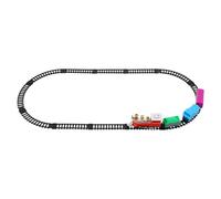 HANABASS Train Électrique de Noël pour Garçon et Filles Valise en Plastique Éducatif Simulant Train Ferroviaire Miniature Léger et Portable Présent Festif et Jeu Créatif