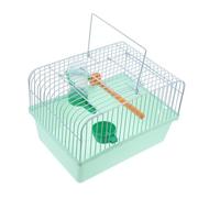 HANABASS Transporteur Oiseaux Spacieux Et Portable avec Perchoir Boîte De Nourriture Et Abreuvoir Cage Légère pour Perruches Et Oiseaux Amoureux Idéale pour Sorties