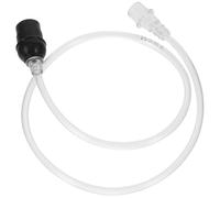 HANABASS Tube d'Extension pour Machine à Vide Tuyau d'Aspiration en Caoutchouc Noir Accessoire pour Ventouses Prolongateur Flexible pour Appareils de Massage du Dos Usage Domestique