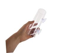 HANABASS Tunnel Acrylique Transparent pour Poisson Betta Cachette Creuse Légère et Robuste pour Aquarium Abri de Repos et Reproduction Accessoire Décoratif pour Aquarium