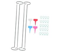 HANABASS Tuteurs pour Plantes Portables Et Durables Support Fer pour Plantes Cage De Jardinage Créative Anneau De Support De Fleurs Tuteur De De Fleurs à Tige Unique