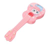 HANABASS Ukulélé pour Garçon et Filles Mini Guitare Jouet Éducative en Plastique Instrument de Musique Coloré Cordes Réglables Jouet Musical pour Garçons et Filles pour L'Éducation Précoce