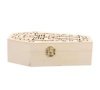 HANABASS Urne Compacte pour Chien en Bois Beige, Urne Funéraire pour Animaux de Compagnie, Petite Boîte Commémorative Facile à Transporter pour Cendres à Domicile Paquet
