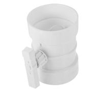 HANABASS Vanne De Régulation Registre Vanne De Ventilateur Vanne De Conduit d'air Bloqueur d'air De Conduit Conduit CVC Contrôle Manuel du Volume du Conduit Plastique Beige
