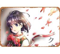 Hanabi Yasuraoka, Kuzu No Honkai Anime Poster Décoration murale rétro en métal 20,3 x 30,5 cm