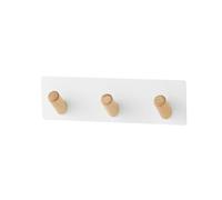 Hanabitx Crochets magnétiques, porte-manteau magnétique avec 3 crochets pour intérieur ou extérieur, cuisine, porte-clés, réfrigérateur, four A