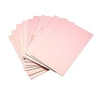 Hanabitx Lot de 10 cartes PCB FR4 double face en cuivre 10 x 15 cm