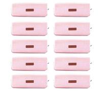 Hanabitx Lot de 10 crayons pour étudiants, papeterie de bureau, convient pour les écoles de jeunesse rose, rose