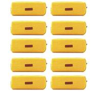 Hanabitx Lot de 10 crayons pour étudiants pour papeterie de bureau, adapté pour les écoles de jeunesse jaune gingembre, Jaune gingembre