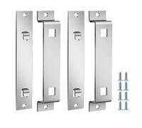 Hanabitx Lot de 2 supports pour cintres pour maisons d'oiseaux, support de montage pour maisons d'oiseaux en acier galvanisé antirouille pour la fixation des maisons d'oiseaux