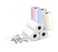 Hanabitx Lot de 6 rouleaux d'imprimante Bluetooth pour imprimante de poche thermique portable sans encre 57 mm x 30 mm