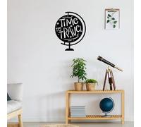 Hanah Home Accessoire mural élégant en métal noir, 55 x 70 cm, 100% métal, épaisseur 1,5 mm, montage mural facile, parfait pour la décoration d'intérieur moderne