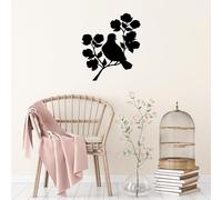 Hanah Home Accessoire mural élégant en métal noir, 61 x 70 cm, 100% métal, épaisseur 1,5 mm, montage mural, parfait pour la décoration d'intérieur moderne