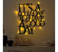 Hanah Home Accessoire mural élégant en métal noir décoratif, 70 x 61 cm, épaisseur 1,5 mm, installation facile, indice IP20, parfait pour la décoration d'intérieur moderne